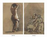 GERICAULT Theodore A Standing Female Nude Seen From Behind GERICAULT Theodore A Standing Female Nude Seen From Behind