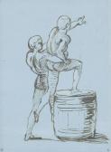 GERICAULT Theodore A Study For The Principal Group Of The Raft Of The Medusa GERICAULT Theodore A Study For The Principal Group Of The Raft Of The Medusa