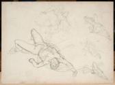 GERICAULT Theodore Etudes Pour Un Naufragé Du " Radeau De La Méduse " GERICAULT Theodore Etudes Pour Un Naufragé Du " Radeau De La Méduse "