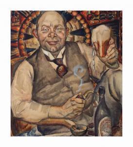 Leo Gestel -  Portrait Of Piet Boendermaker 