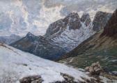 GETTE Oswald Schneebedeckte Hochgebirgslandschaft GETTE Oswald Schneebedeckte Hochgebirgslandschaft
