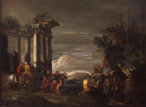 Giovanni Ghisolfi - Paesaggio Con Archimede