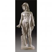 GIBSON John A Marble Statue Of Cupid As A Shepherd GIBSON John A Marble Statue Of Cupid As A Shepherd
