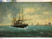 GIBSON Mary Josephine Voilier Aupied D'une Falaise GIBSON Mary Josephine Voilier Aupied D'une Falaise