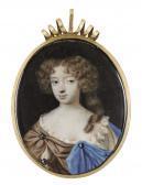 GIBSON Richard Portrait Of A Lady, Traditionally Identified As Anne Apsley GIBSON Richard Portrait Of A Lady, Traditionally Identified As Anne Apsley
