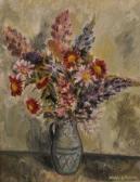 GIBSON Stella Still Life Of Flowers In A Jug GIBSON Stella Still Life Of Flowers In A Jug