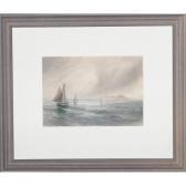gibson walter Fishing Boats Off A Misty Coast gibson walter Fishing Boats Off A Misty Coast
