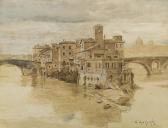 GIERYMSKI Aleksander Rome. Isola Tiberina GIERYMSKI Aleksander Rome. Isola Tiberina