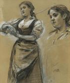 GIERYMSKI Aleksander Sketches For Angel Of The Lord GIERYMSKI Aleksander Sketches For Angel Of The Lord