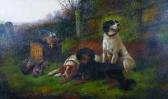 GIFFORD John Hunting Dogs At Rest With Game GIFFORD John Hunting Dogs At Rest With Game