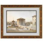 GIGLI GIROLAMO The Temple Of Hercules Victor, Rome GIGLI GIROLAMO The Temple Of Hercules Victor, Rome