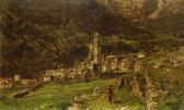 GIGNOUS Eugenio Italienisches Bergdorf GIGNOUS Eugenio Italienisches Bergdorf