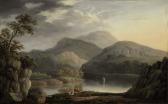 GILBERT Joseph Francis Figures In A Lakeland Landscape GILBERT Joseph Francis Figures In A Lakeland Landscape