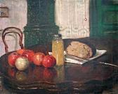 GIMES Lajos Still Life With Apples And Ficus GIMES Lajos Still Life With Apples And Ficus