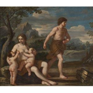 Giacinto Gimignani - Adam And Eve With Cain And Abel