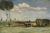 GIMPEL Bruno Kleine Landschaft Mit Heuwagen GIMPEL Bruno Kleine Landschaft Mit Heuwagen