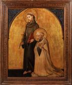 GIOVANNI DI PIETRO Bildnis Zweier Ordensheiliger GIOVANNI DI PIETRO Bildnis Zweier Ordensheiliger