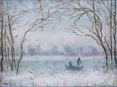 GIRAN-MAX Leon Les Rameurs Sous La Neige GIRAN-MAX Leon Les Rameurs Sous La Neige