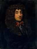Girard Gian Ritratto Di Gentiluomo In Abiti Scuri Con Camicia Di Pizzo E Fiocco Rosso, A Mezzo Busto Girard Gian Ritratto Di Gentiluomo In Abiti Scuri Con Camicia Di Pizzo E Fiocco Rosso, A Mezzo Busto
