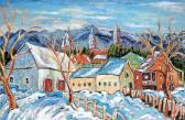 GIRARD Raymond Emile Il A Neige Sur Baie St. Paul GIRARD Raymond Emile Il A Neige Sur Baie St. Paul