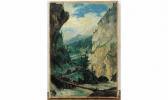 GIRARDET Abraham Paysage Alpin GIRARDET Abraham Paysage Alpin