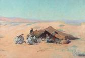 GIRARDET Eugene Campement Dans Le Desert GIRARDET Eugene Campement Dans Le Desert