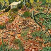 GISLANDER William A Forest Floor With A Woodcock And A Few Anemones GISLANDER William A Forest Floor With A Woodcock And A Few Anemones