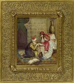 GIUSTO Faustino Luigi Orientalische Interieurszene GIUSTO Faustino Luigi Orientalische Interieurszene