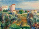 GLACKENS William James Landscape With Olive Trees GLACKENS William James Landscape With Olive Trees