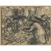 GLACKENS William James Peddler On Delancey Street GLACKENS William James Peddler On Delancey Street