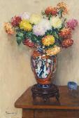 GLANSDORFF Hubert Vase Fleuri GLANSDORFF Hubert Vase Fleuri