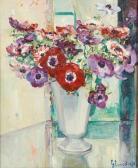 GLANSDORFF Hubert Vase Fleuri GLANSDORFF Hubert Vase Fleuri