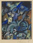 GLEICHMANN Otto Erregte Landschaft GLEICHMANN Otto Erregte Landschaft