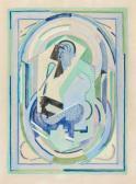 GLEIZES Albert Composition Au Personnage GLEIZES Albert Composition Au Personnage