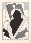 GLEIZES Albert Composition Cubiste (centre Noir) GLEIZES Albert Composition Cubiste (centre Noir)