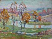 GLEN EDWARD Extensive River Landscape GLEN EDWARD Extensive River Landscape
