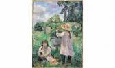 GOBILLARD Paule Enfants De Julie Manet Dans Le Parc Du Mesnil GOBILLARD Paule Enfants De Julie Manet Dans Le Parc Du Mesnil
