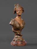 GODET Henri Girl's Bust GODET Henri Girl's Bust