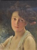 GOEPP Albert Portrait De Jeune Femme GOEPP Albert Portrait De Jeune Femme