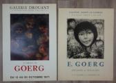 GOERG Edouard Joseph Portrait De Femme Et Portrait De Femme Entourée D'enfants GOERG Edouard Joseph Portrait De Femme Et Portrait De Femme Entourée D'enfants