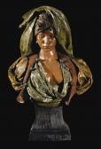 GOLDSCHEIDER Friedrich Bust Of Young Oriental GOLDSCHEIDER Friedrich Bust Of Young Oriental