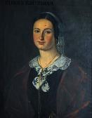 GOMEZ Y CROS Antonio Retrato De Doña Canuta De Viguri Y Usarralde GOMEZ Y CROS Antonio Retrato De Doña Canuta De Viguri Y Usarralde