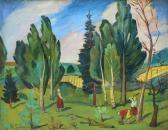 GONCHAROVA Nataliia Sergeevna Gathering Mushrooms GONCHAROVA Nataliia Sergeevna Gathering Mushrooms