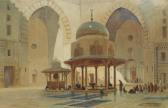 GOODALL Edward Angelo Prayers At The Sultan Hassan Mosque, Cairo GOODALL Edward Angelo Prayers At The Sultan Hassan Mosque, Cairo