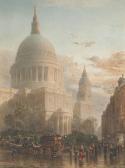 GOODALL Edward Angelo St. Paul's, Evening GOODALL Edward Angelo St. Paul's, Evening