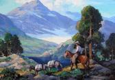 GOODAN Till P. A Cowboy With Pack Horses In The High Country GOODAN Till P. A Cowboy With Pack Horses In The High Country