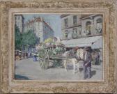 GORDER van Luther Emerson The Flower Cart - Paris GORDER van Luther Emerson The Flower Cart - Paris