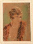GORSKI Stanislaw Portret Młodej Damy GORSKI Stanislaw Portret Młodej Damy