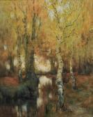 GORTER Arnold Marc Autumn Forest With Stream GORTER Arnold Marc Autumn Forest With Stream