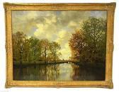 GORTER Arnold Marc Panoramic Pastoral Landscape GORTER Arnold Marc Panoramic Pastoral Landscape